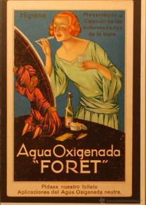 Postales: FORET AGUA OXIGENADA - ILUSTRADA SIN CIRCULAR Y DORSO DIVIDIDO